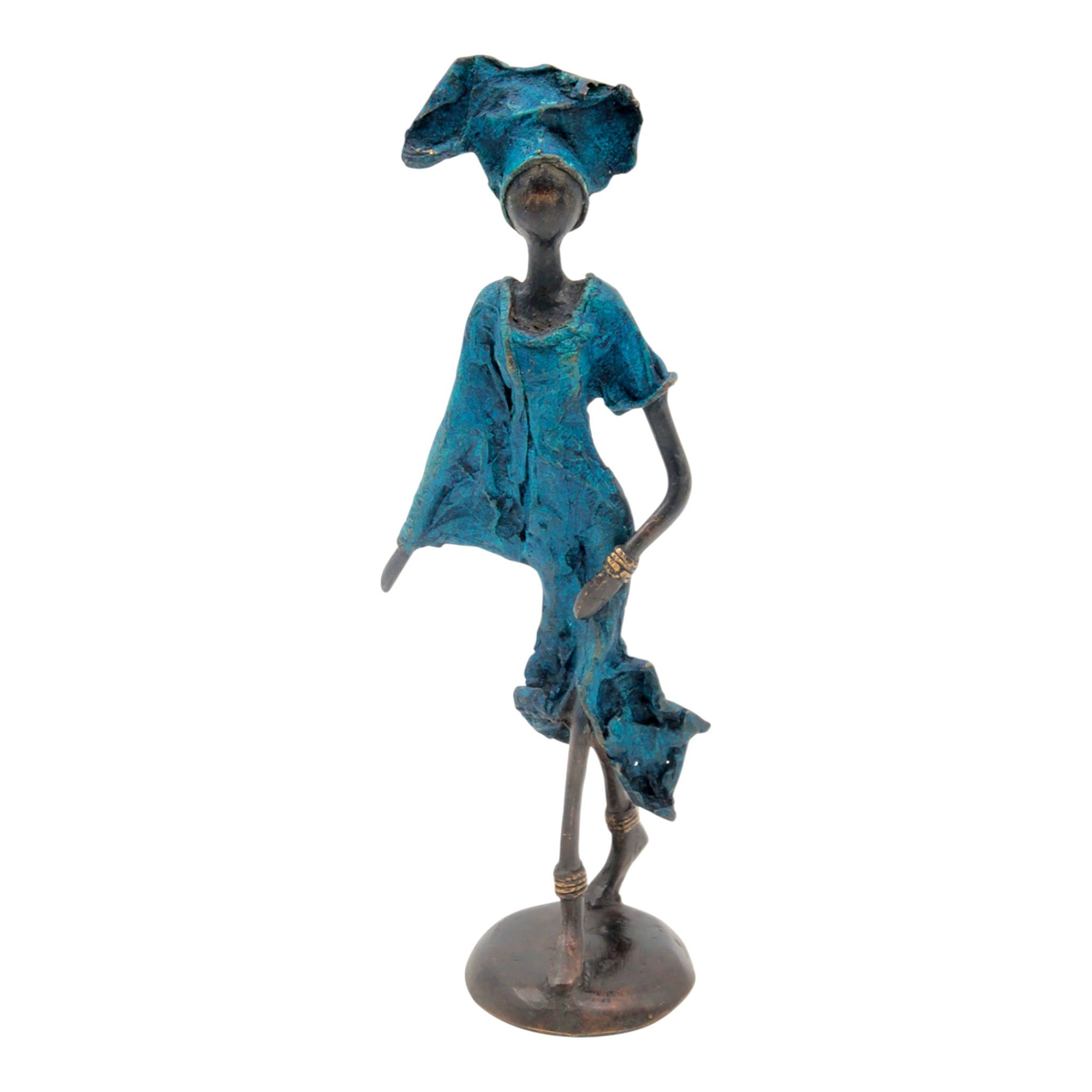 Bronze 25 cm bleu n°29