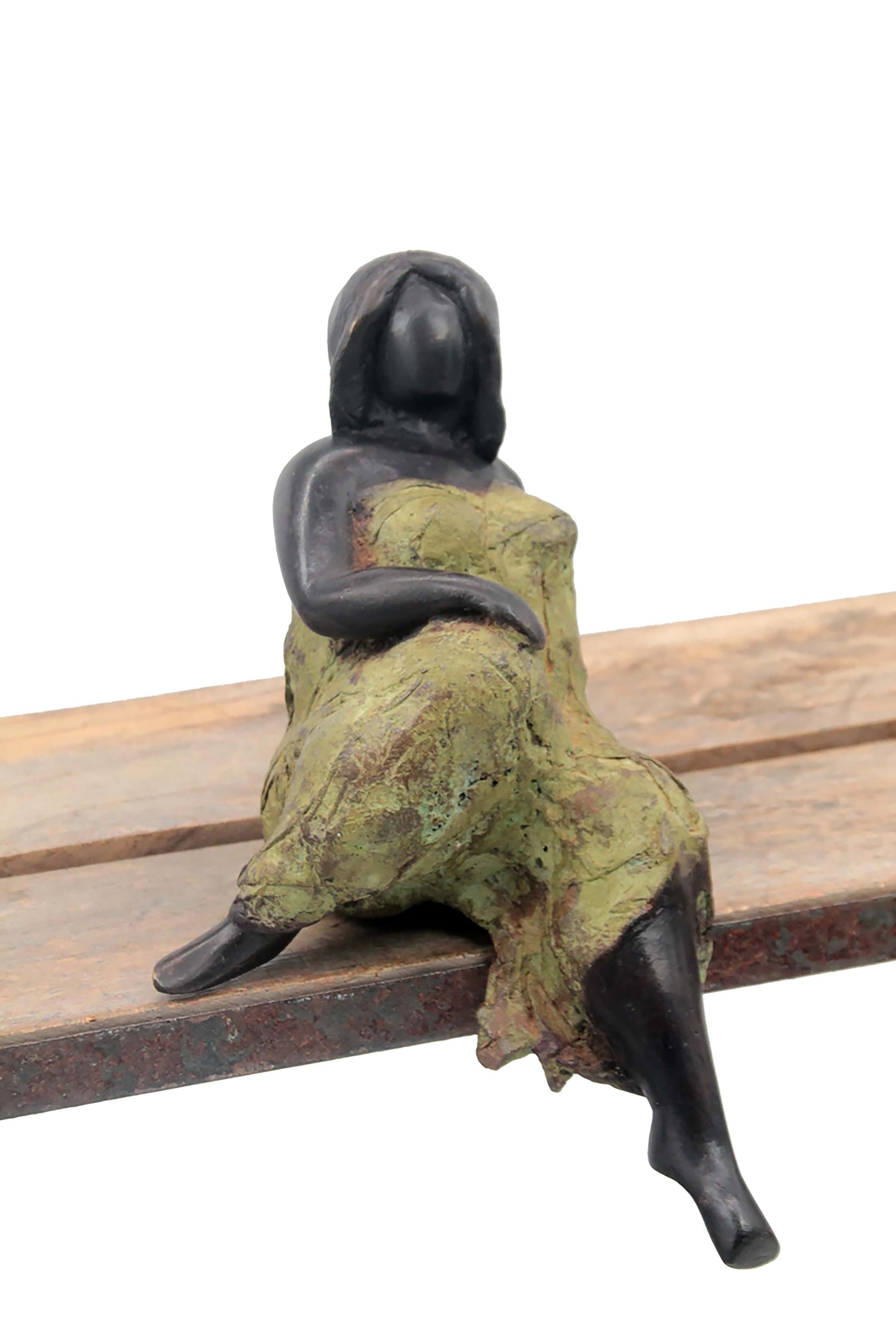 Bronze Big Mama 15 cm vert n°1 Bronzes d'Afrique