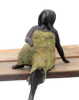 Bronze Big Mama 15 cm vert n°1 Bronzes d'Afrique