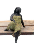 Bronze Big Mama 15 cm vert n°1 Bronzes d'Afrique