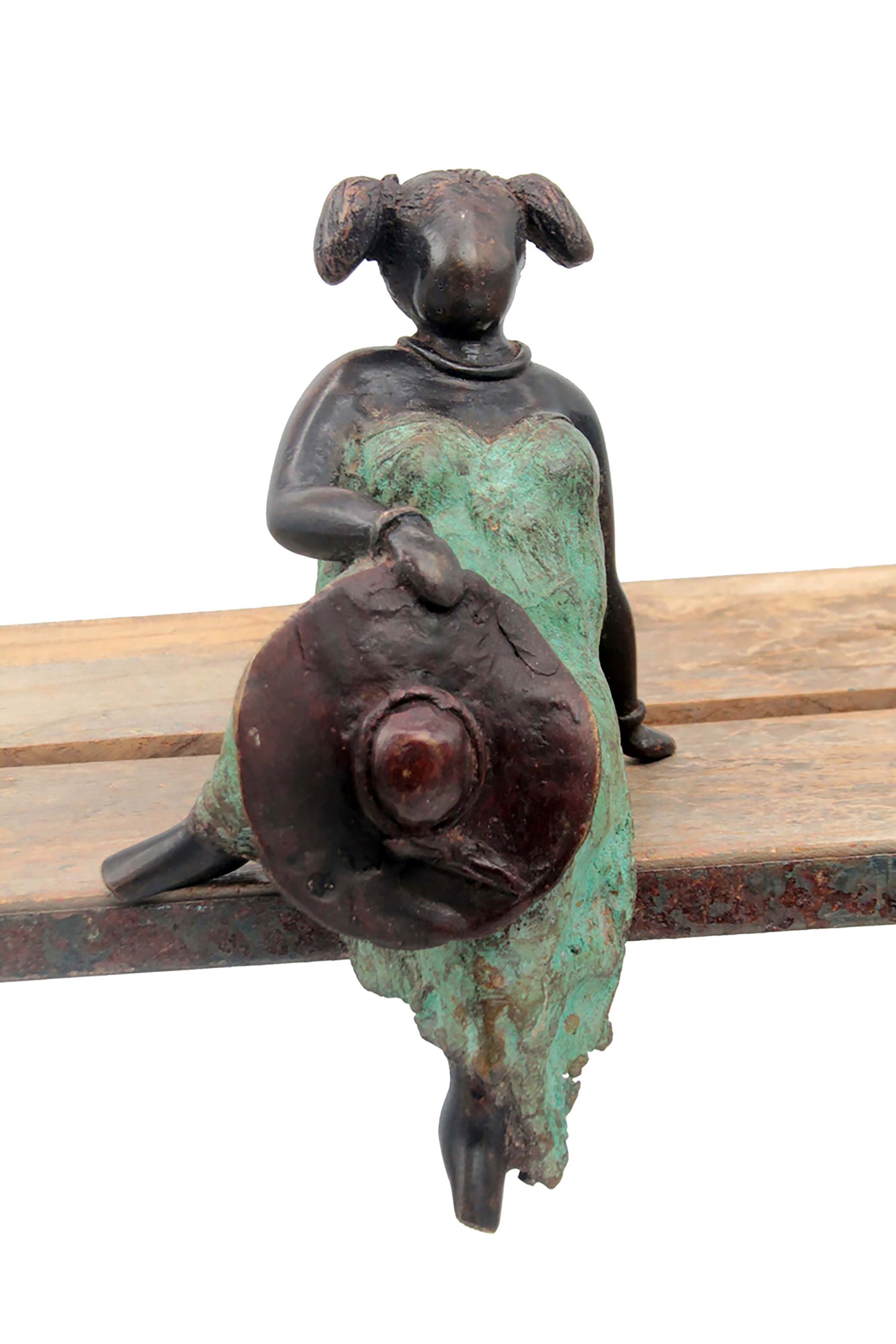 Bronze Big Mama 15 cm rouge n°1 Bronzes d'Afrique