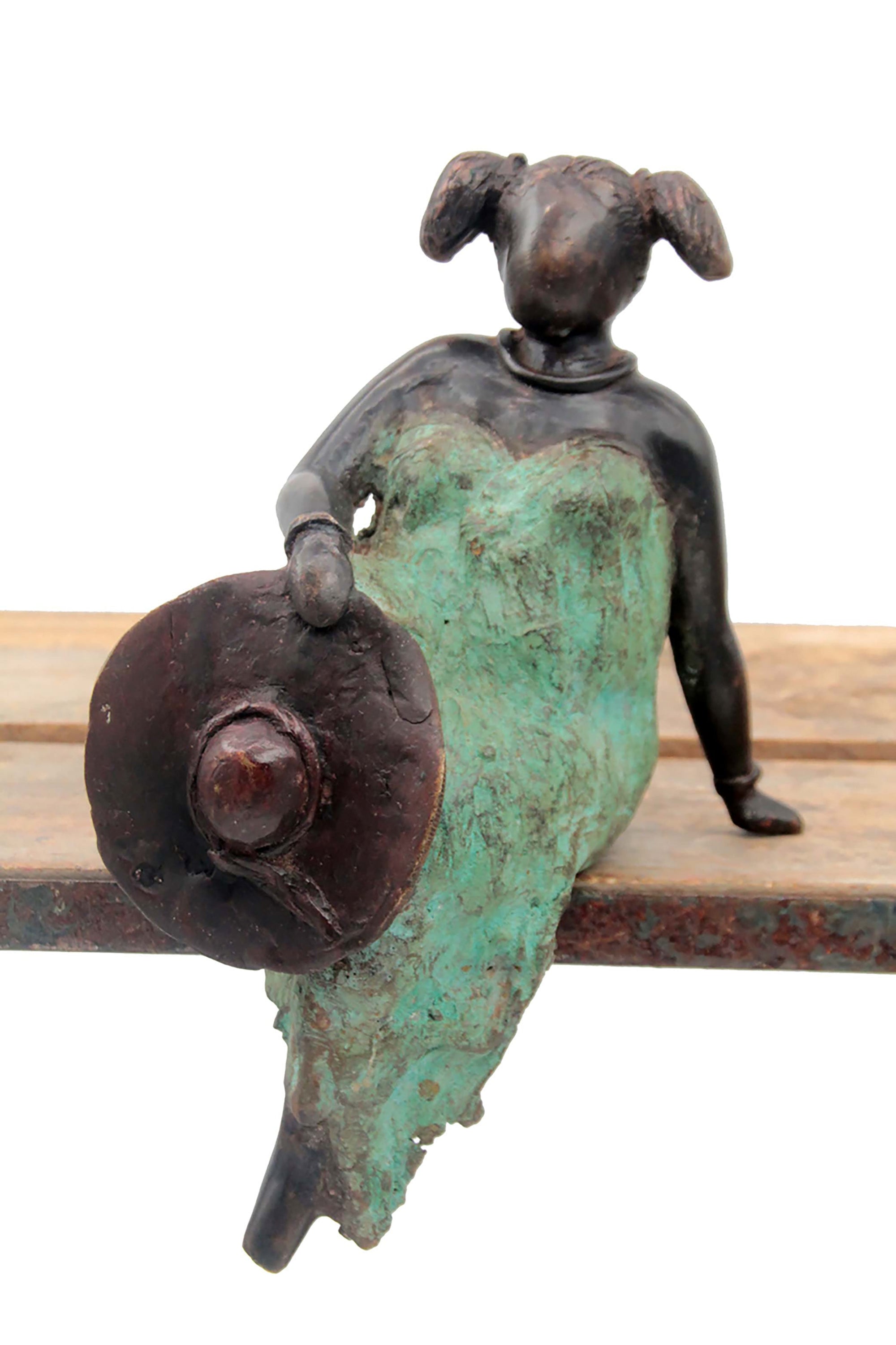 Bronze Big Mama 15 cm rouge n°1 Bronzes d'Afrique