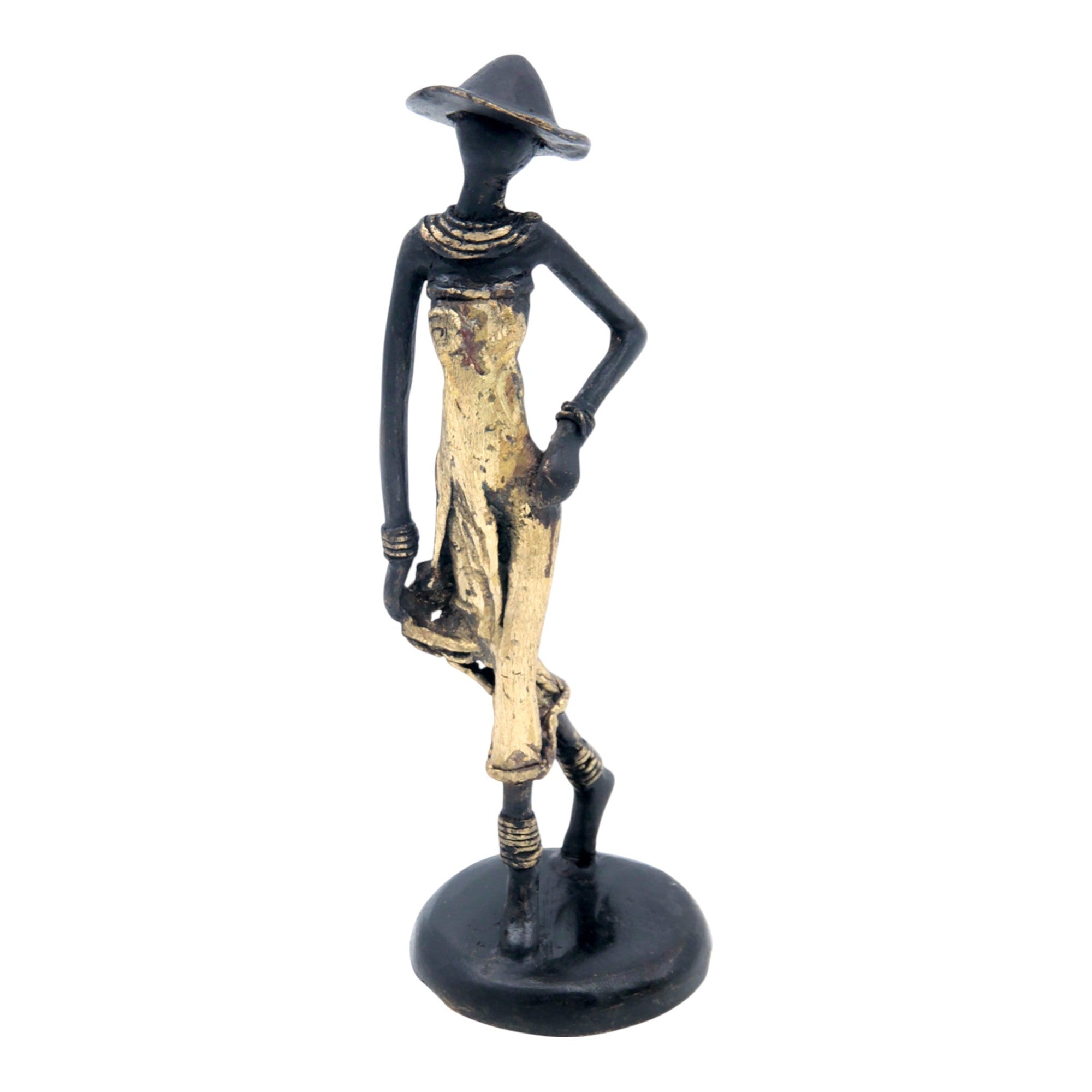 Bronze 20 cm doré n°14