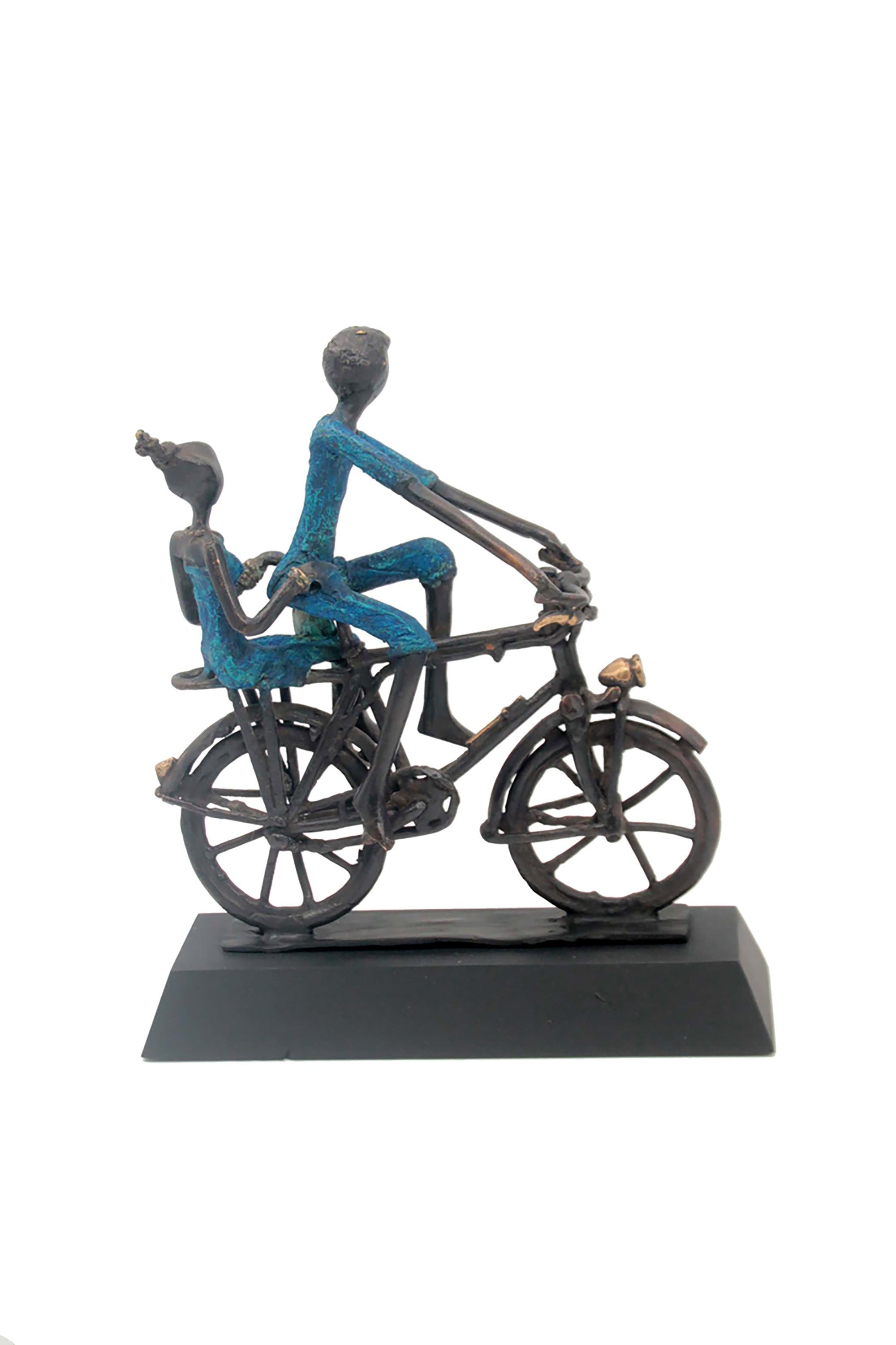 Couple à vélo n°1 Bronzes d'Afrique