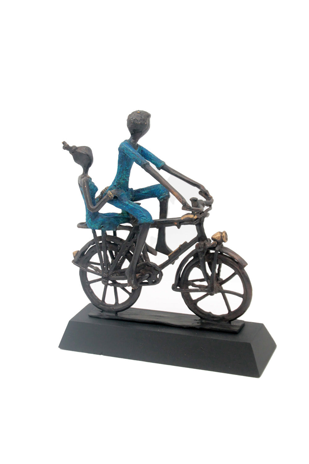 Couple à vélo n°1 Bronzes d'Afrique