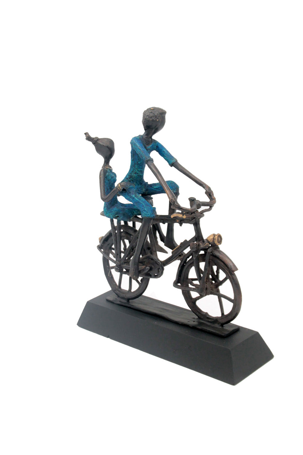 Couple à vélo n°1 Bronzes d'Afrique