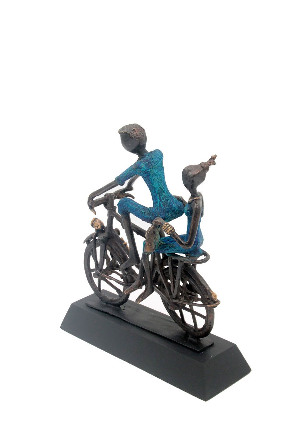 Couple à vélo n°1 Bronzes d'Afrique