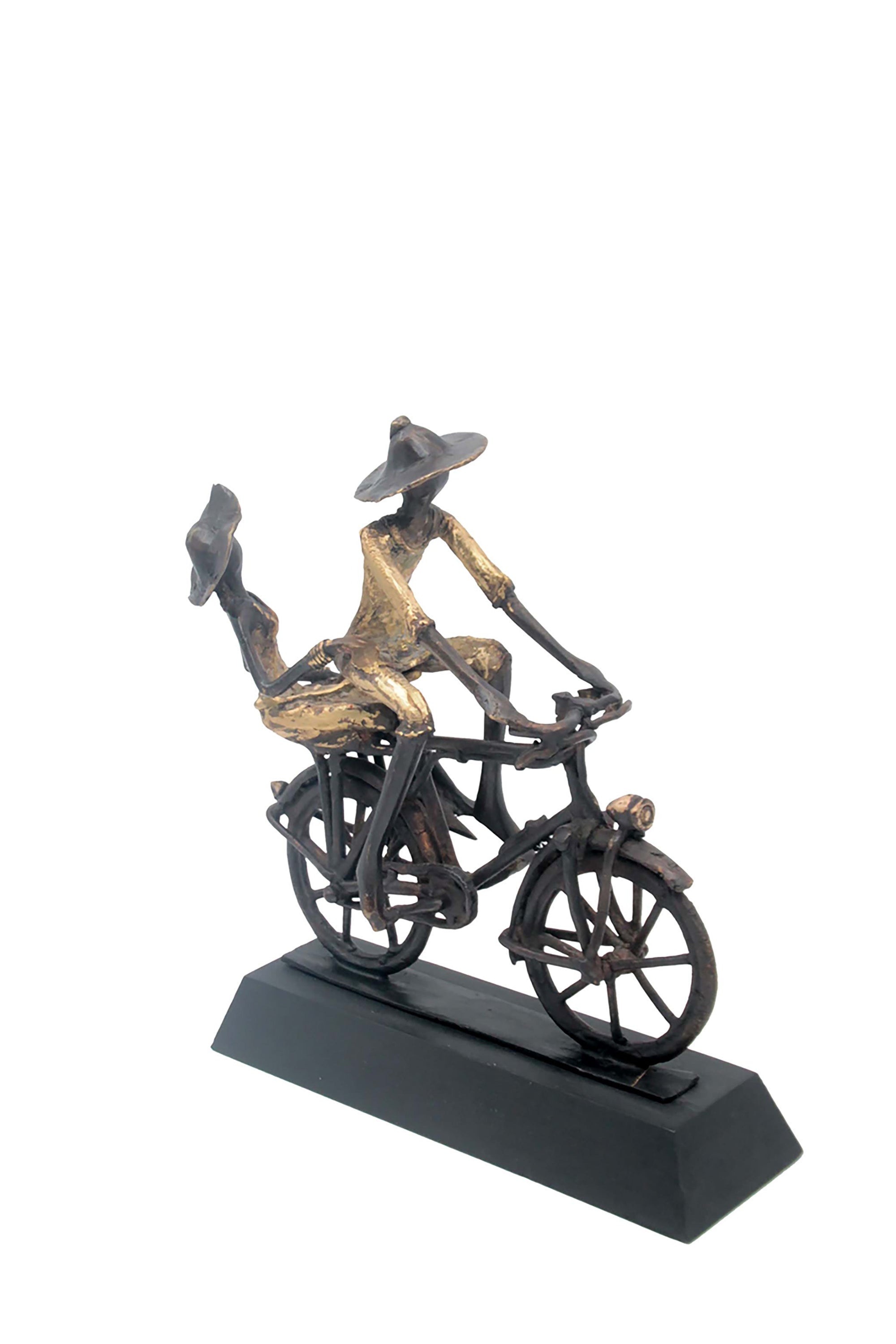 Couple à vélo n°2 Bronzes d'Afrique
