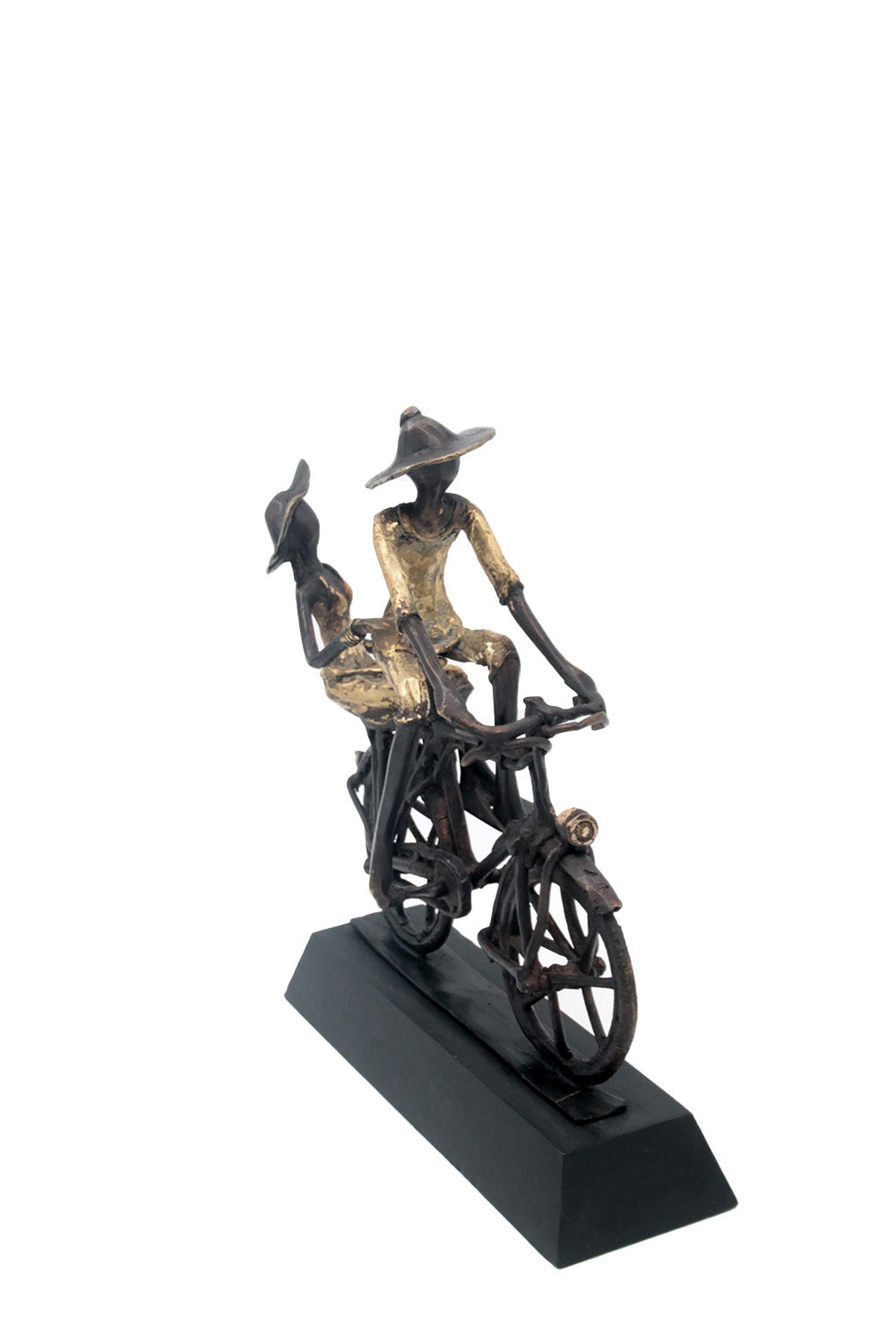 Couple à vélo n°2 Bronzes d'Afrique
