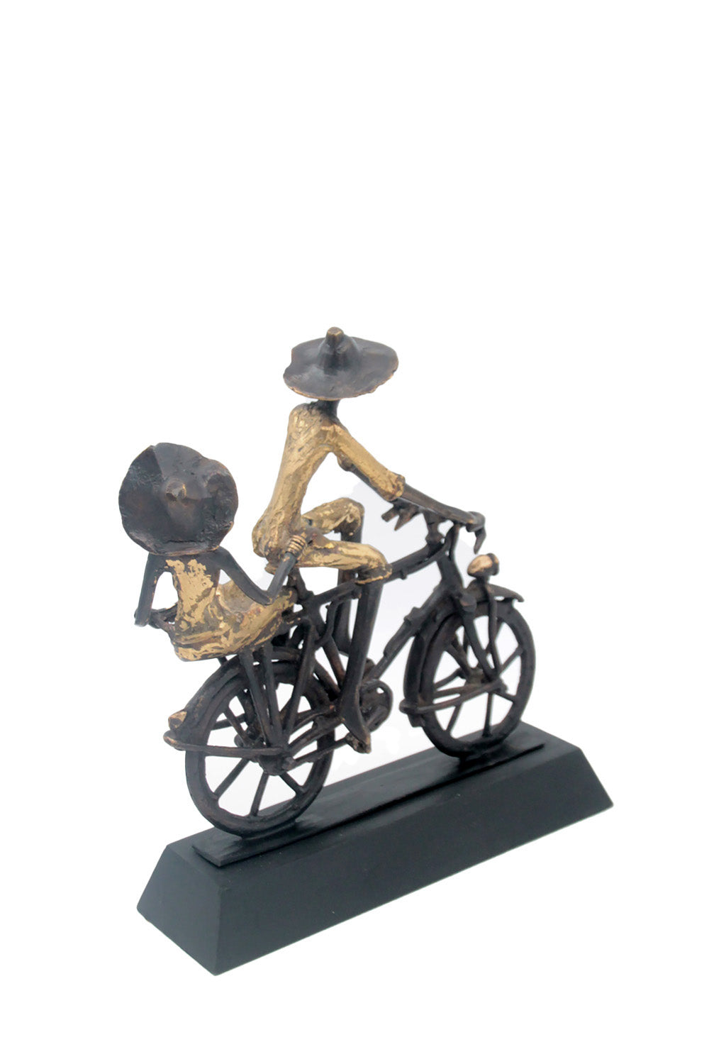 Couple à vélo n°2 Bronzes d'Afrique