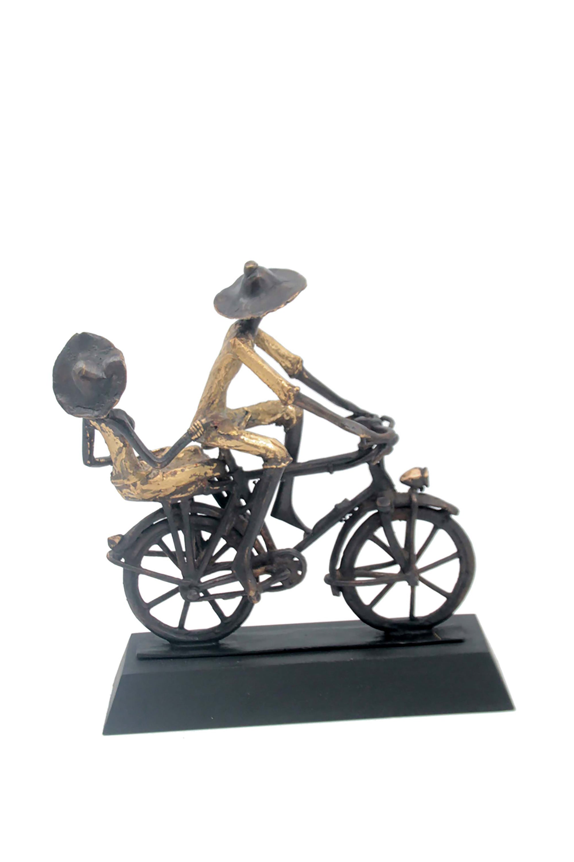 Couple à vélo n°2 Bronzes d'Afrique