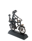 Couple à vélo n°3 Bronzes d'Afrique