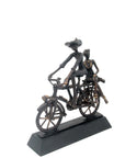 Couple à vélo n°3 Bronzes d'Afrique