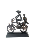 Couple à vélo n°3 Bronzes d'Afrique