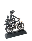 Couple à vélo n°3 Bronzes d'Afrique