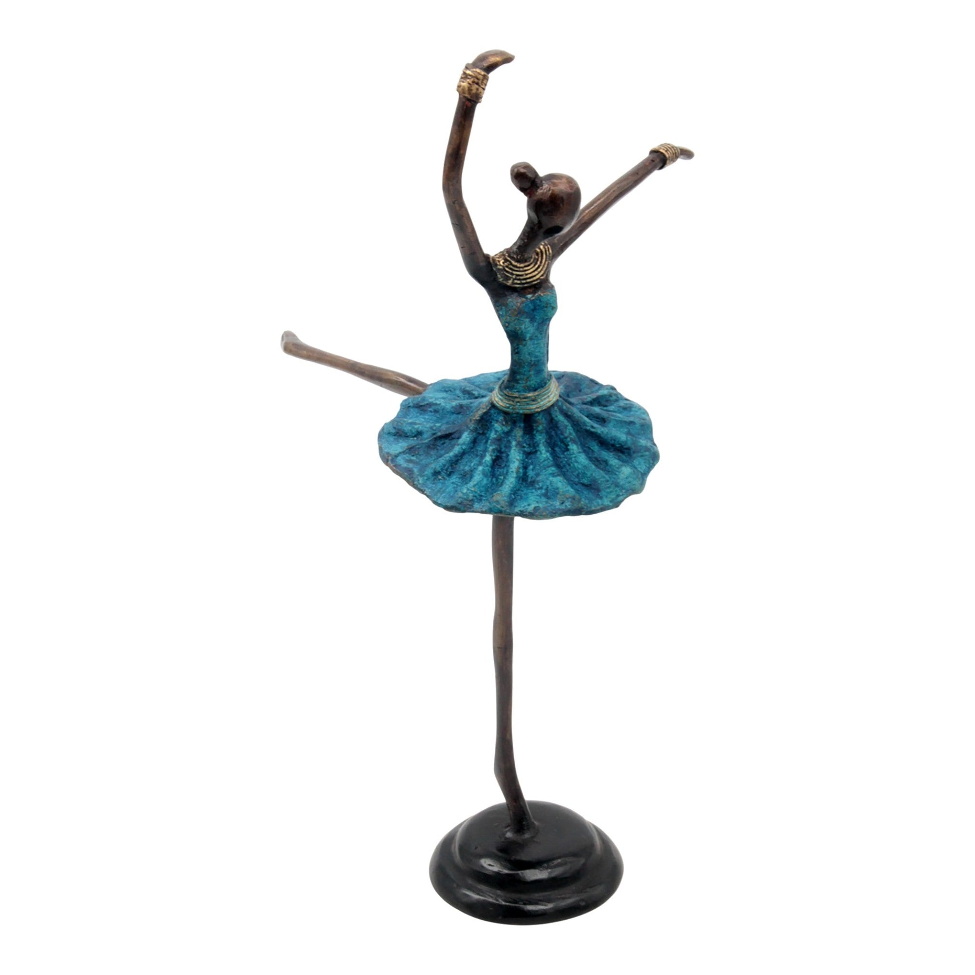 Ballerine 25 cm bleu n°1