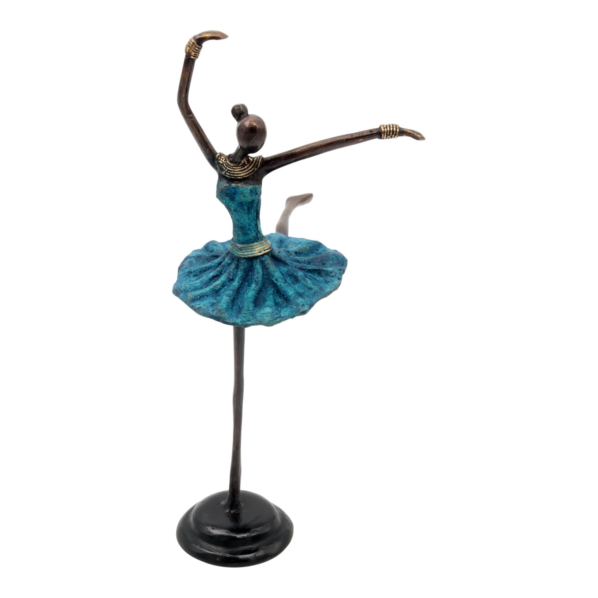 Ballerine 25 cm bleu n°1