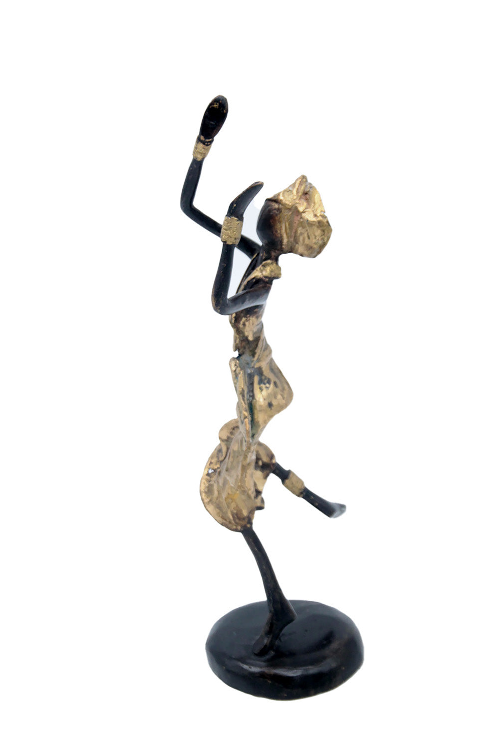 Bronze 25 cm doré n°15 Bronzes d'Afrique