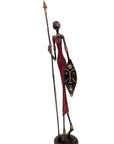 Bronze 55 cm rouge n°4 Bronzes d'Afrique
