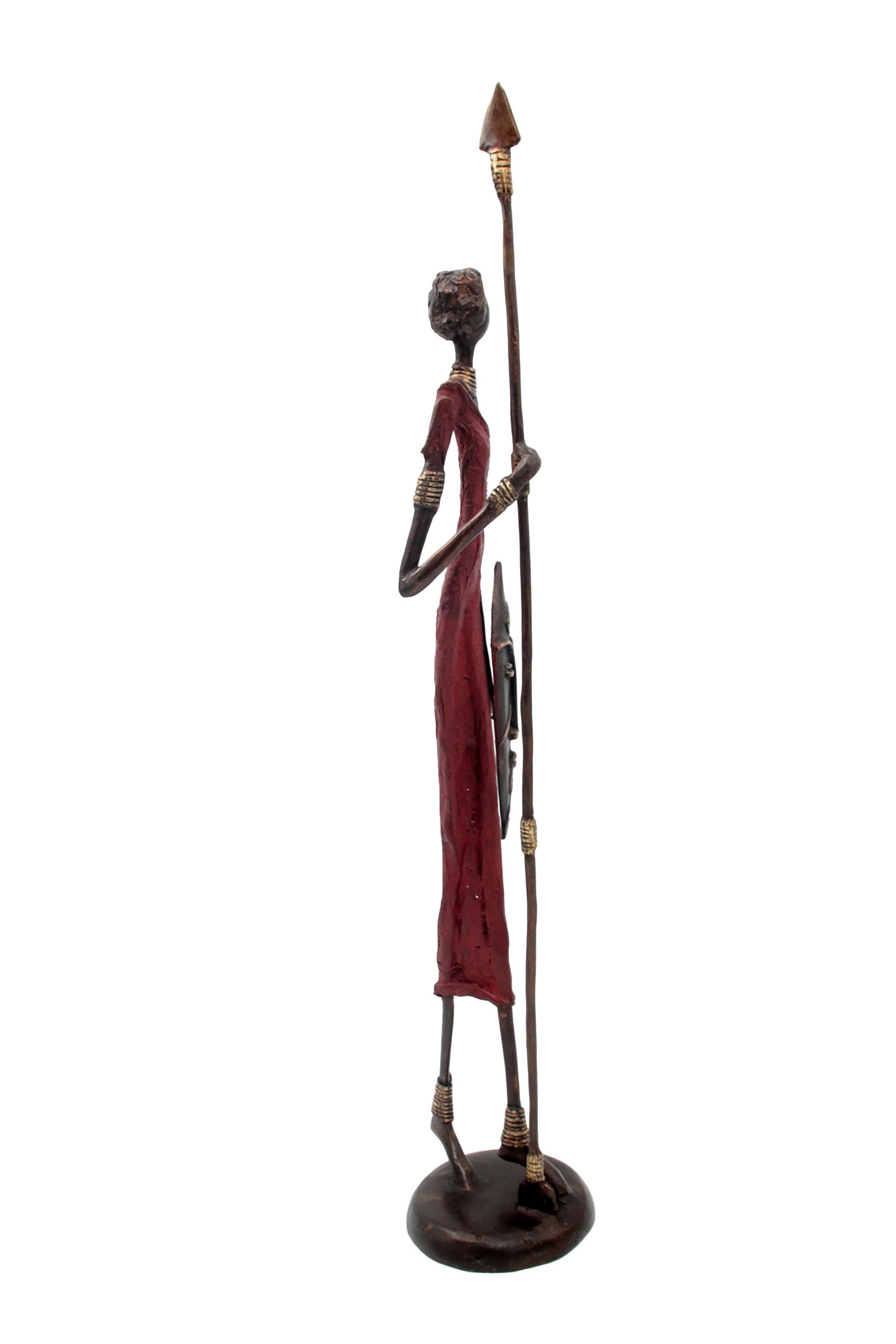 Bronze 55 cm rouge n°4 Bronzes d'Afrique