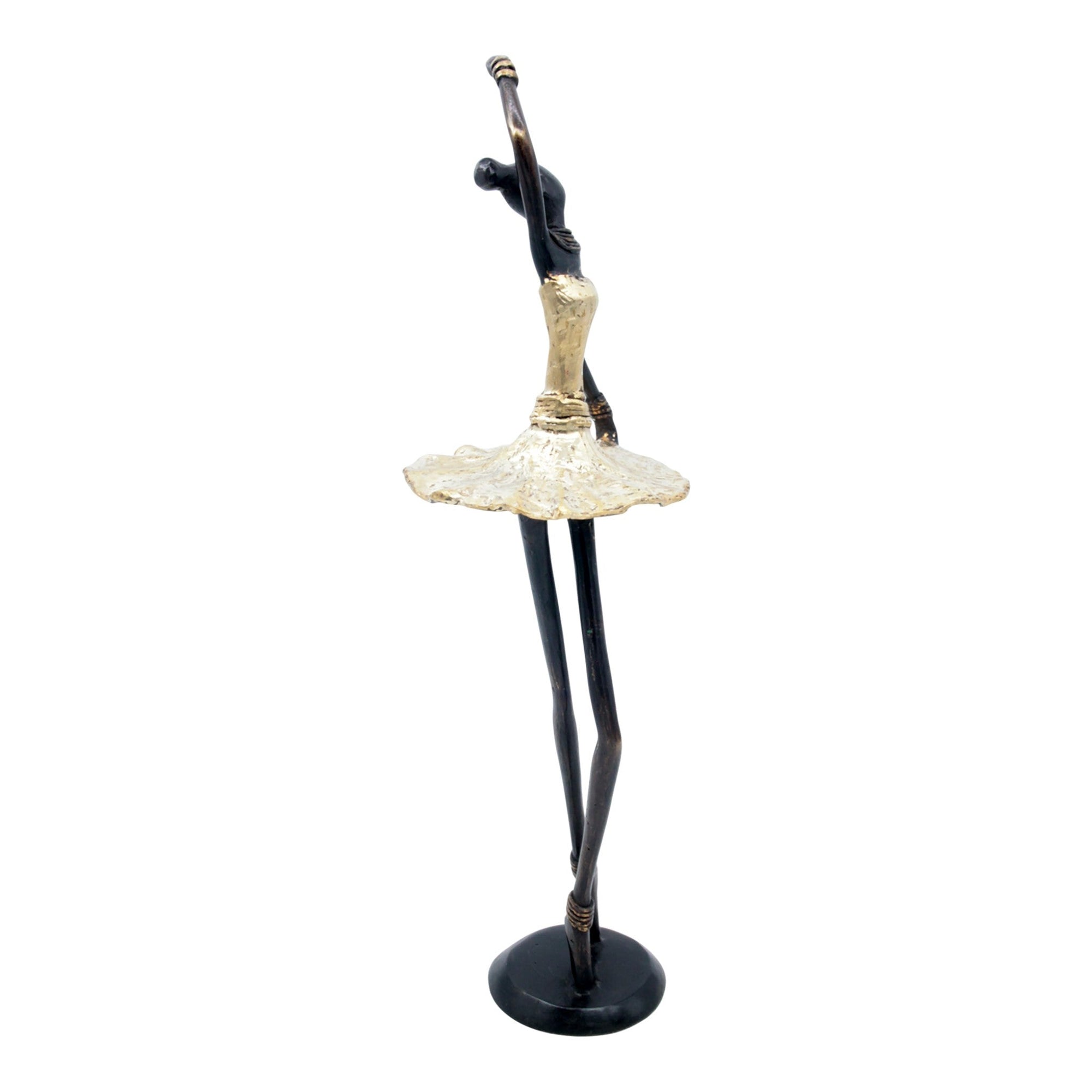 Ballerine 45 cm dorée n°2