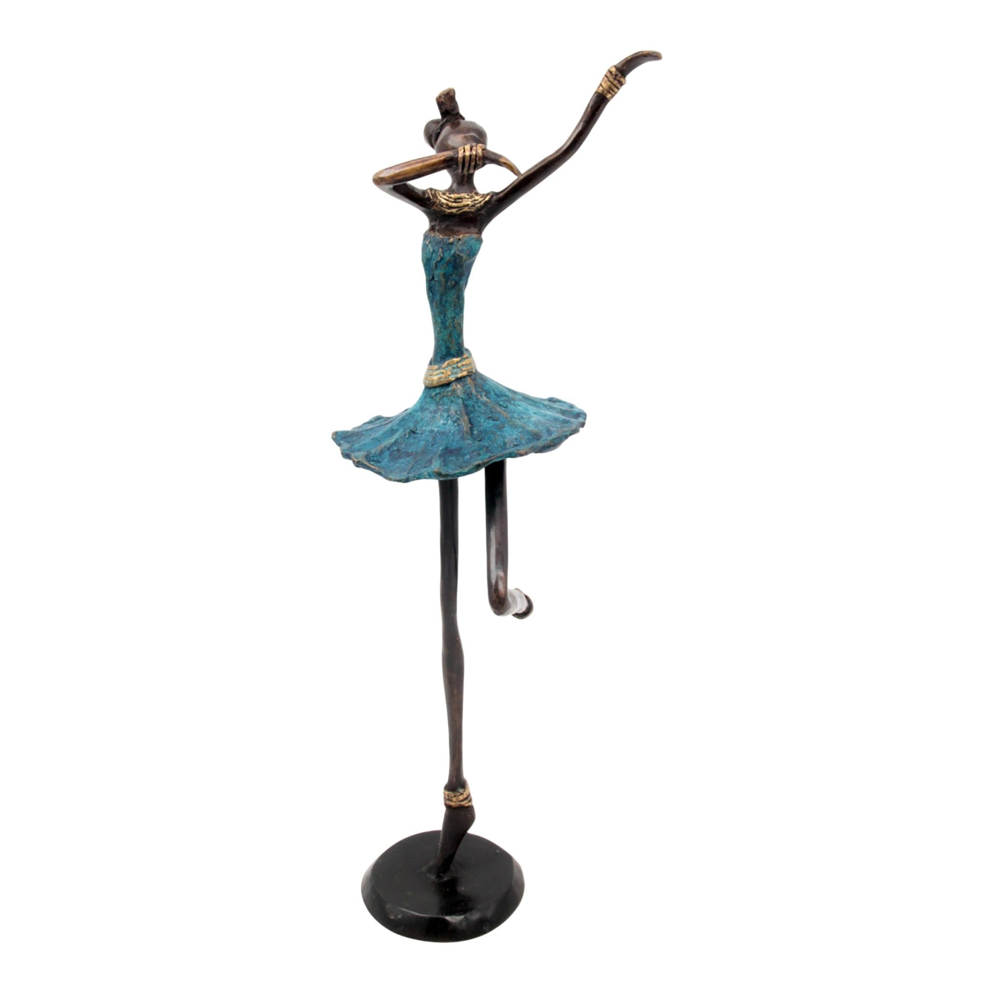 Ballerine 40 cm bleu n°1