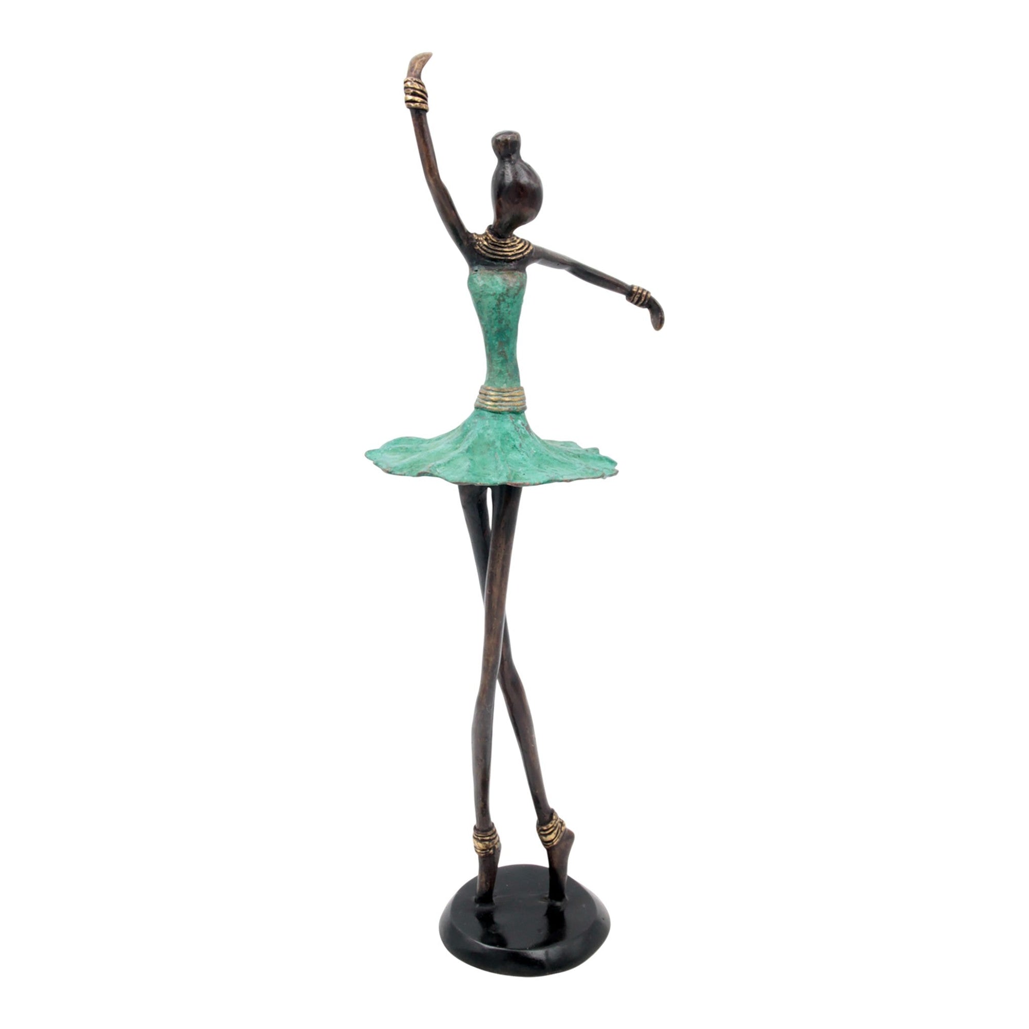 Ballerine 45 cm turquoise n°1