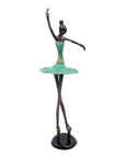 Ballerine 45 cm turquoise n°1
