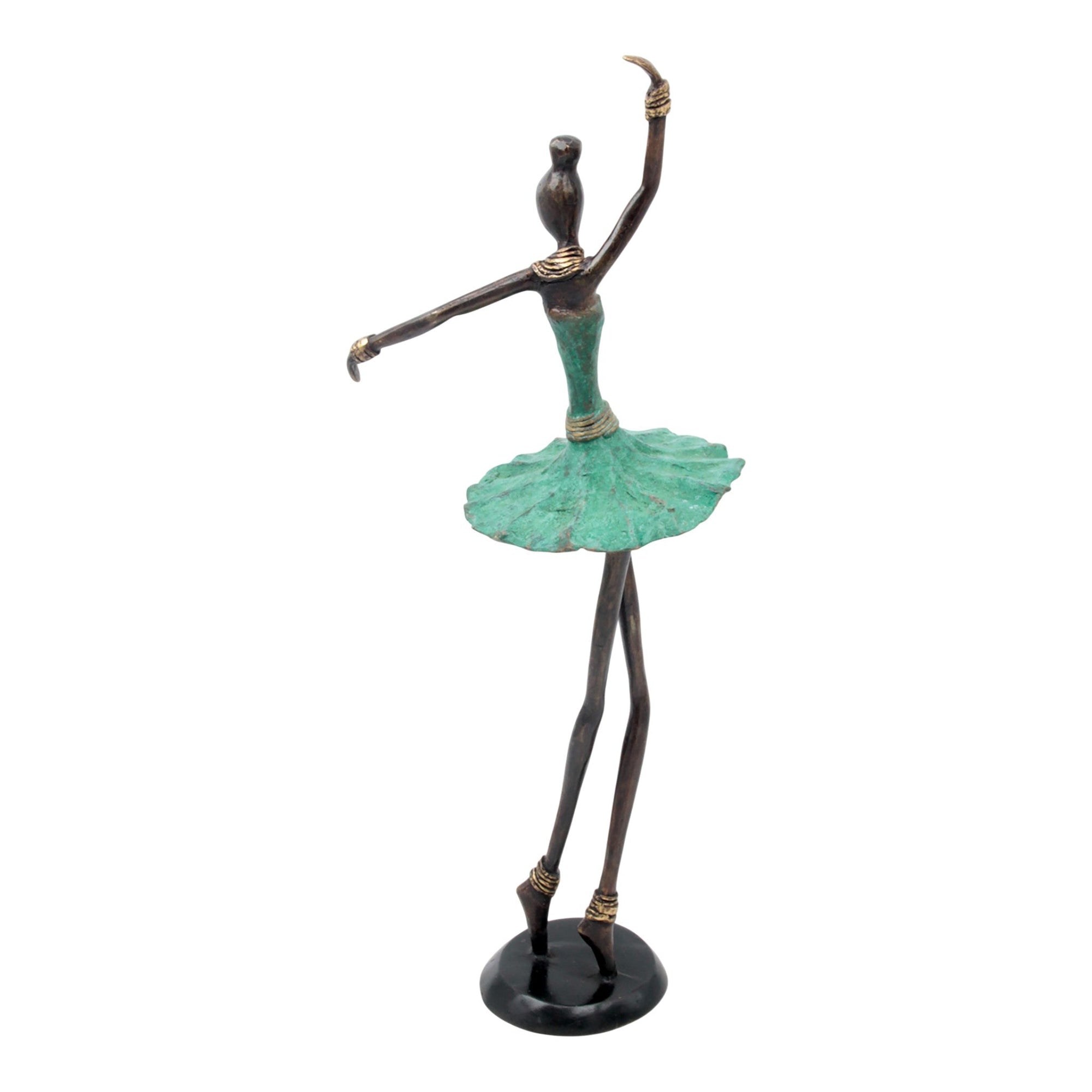 Ballerine 45 cm turquoise n°1