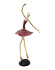 Ballerine 40 cm rouge n°4