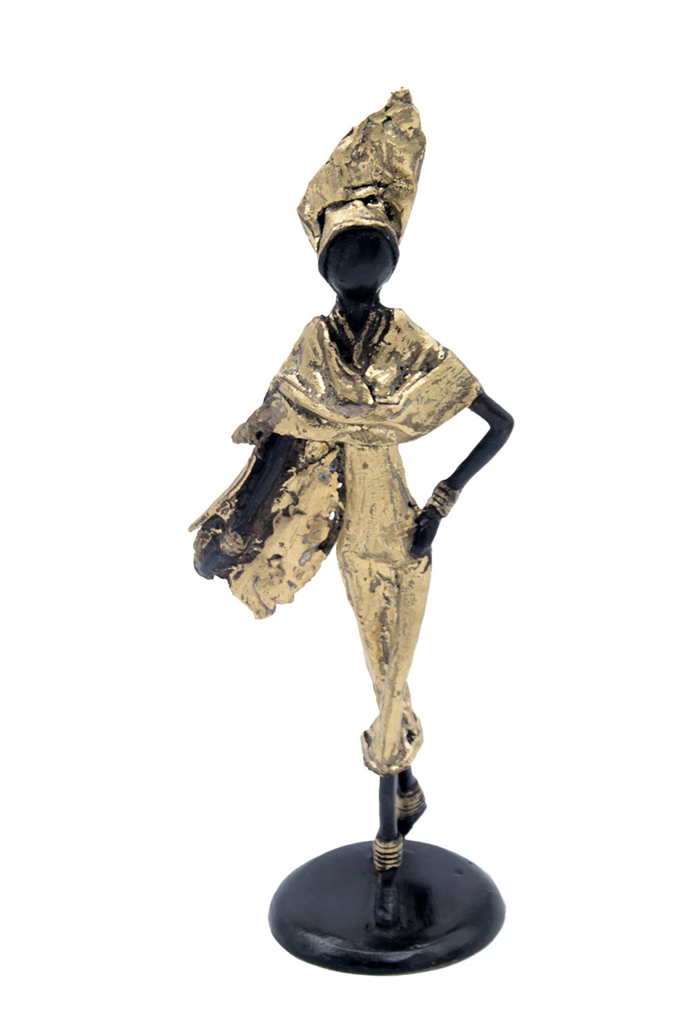 Bronze 25 cm doré n°25 Bronzes d'Afrique
