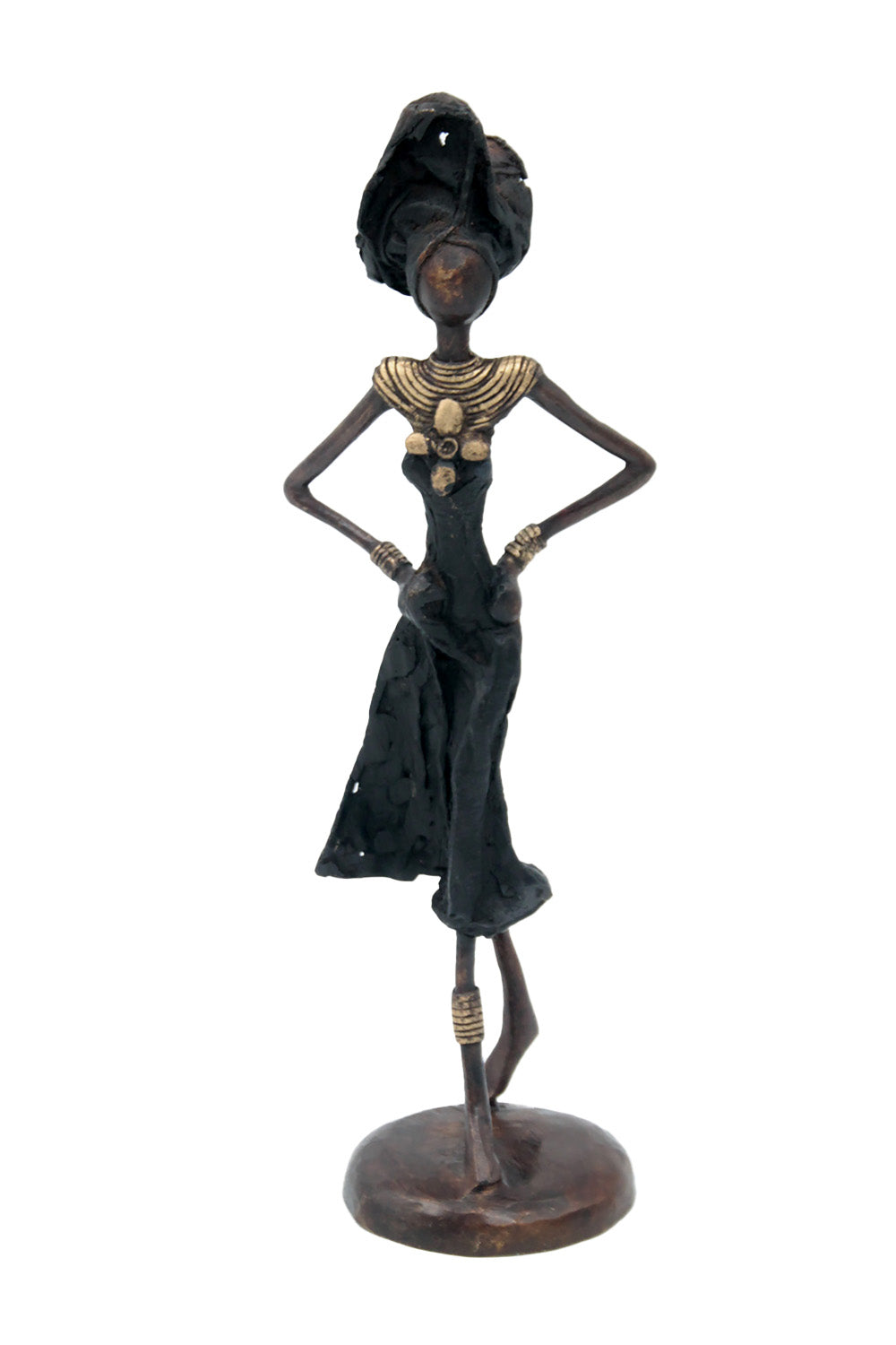 Bronze 25 cm noir n°22 Bronzes d'Afrique