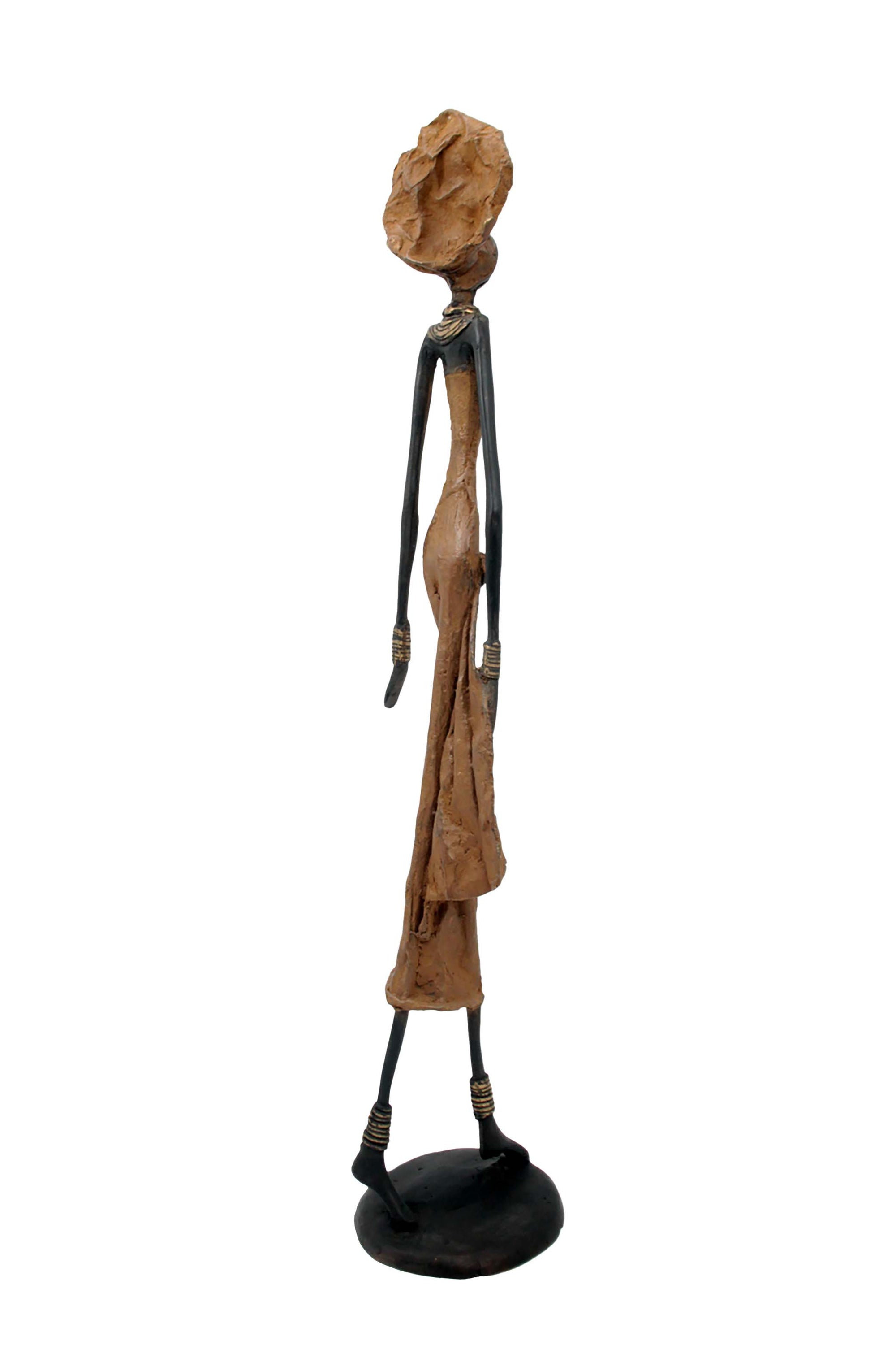 Bronze 55 cm marron n°1 Bronzes d'Afrique