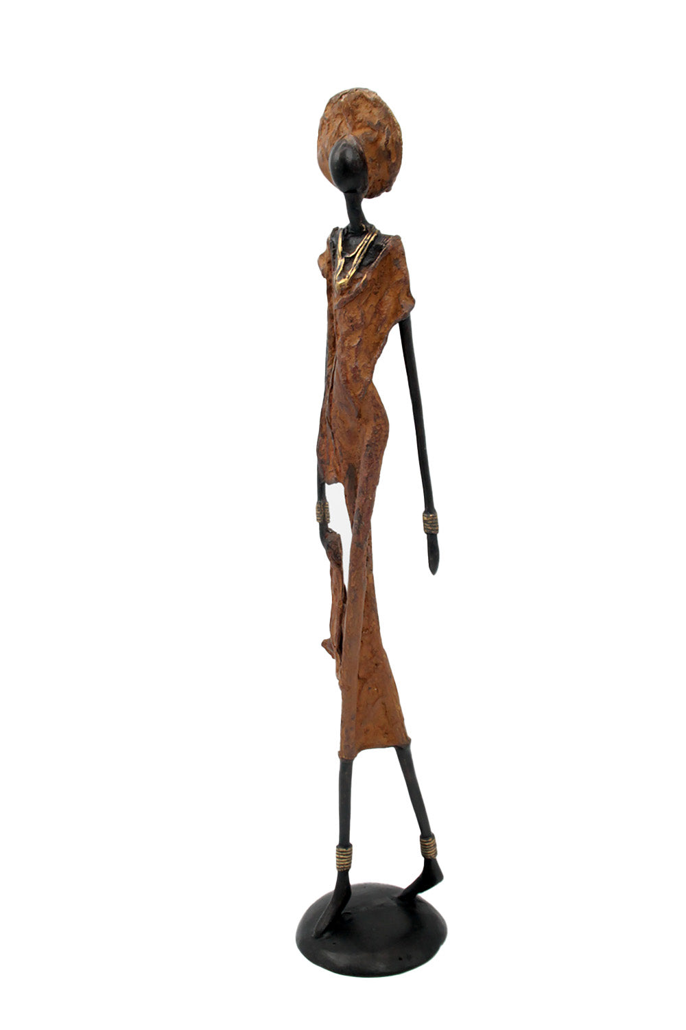 Bronze 55 cm marron n°7 Bronzes d'Afrique