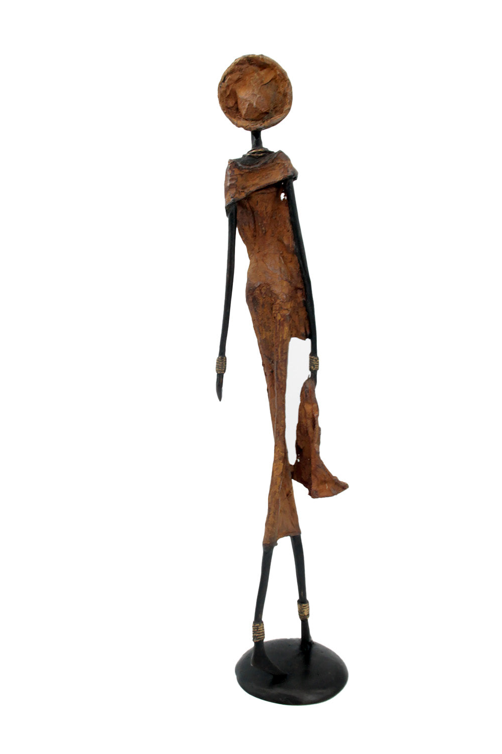 Bronze 55 cm marron n°7 Bronzes d'Afrique