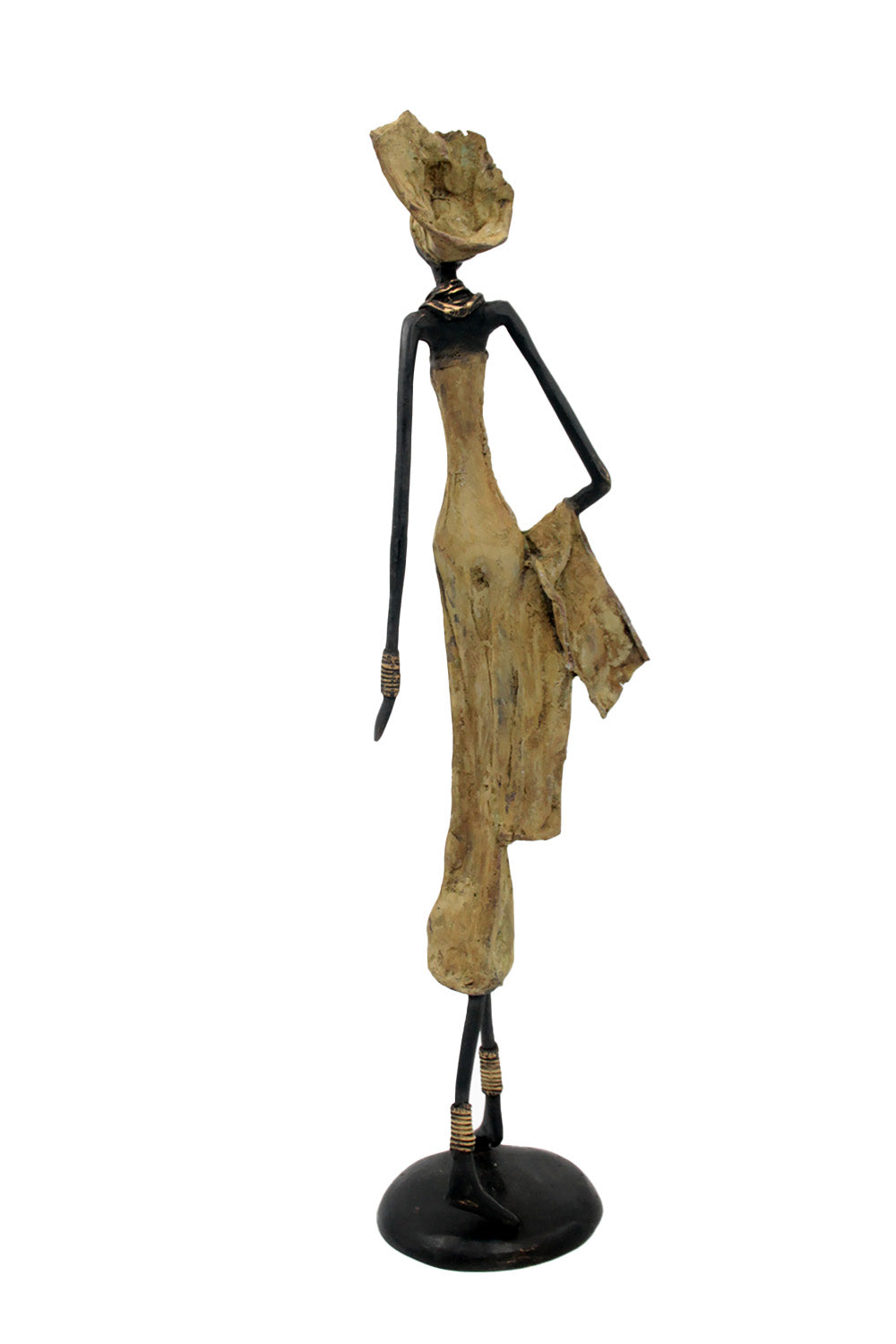 Bronze 55 cm vert n°4 Bronzes d'Afrique