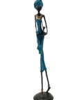 Bronze 55 cm bleu n°3 Bronzes d'Afrique