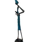 Bronze 55 cm bleu n°3 Bronzes d'Afrique