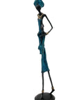 Bronze 55 cm bleu n°3 Bronzes d'Afrique