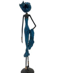 Bronze 55 cm bleu n°6 Bronzes d'Afrique