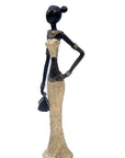 Bronze Mohamadi Dermé 30 cm doré n°5 Bronzes d'Afrique