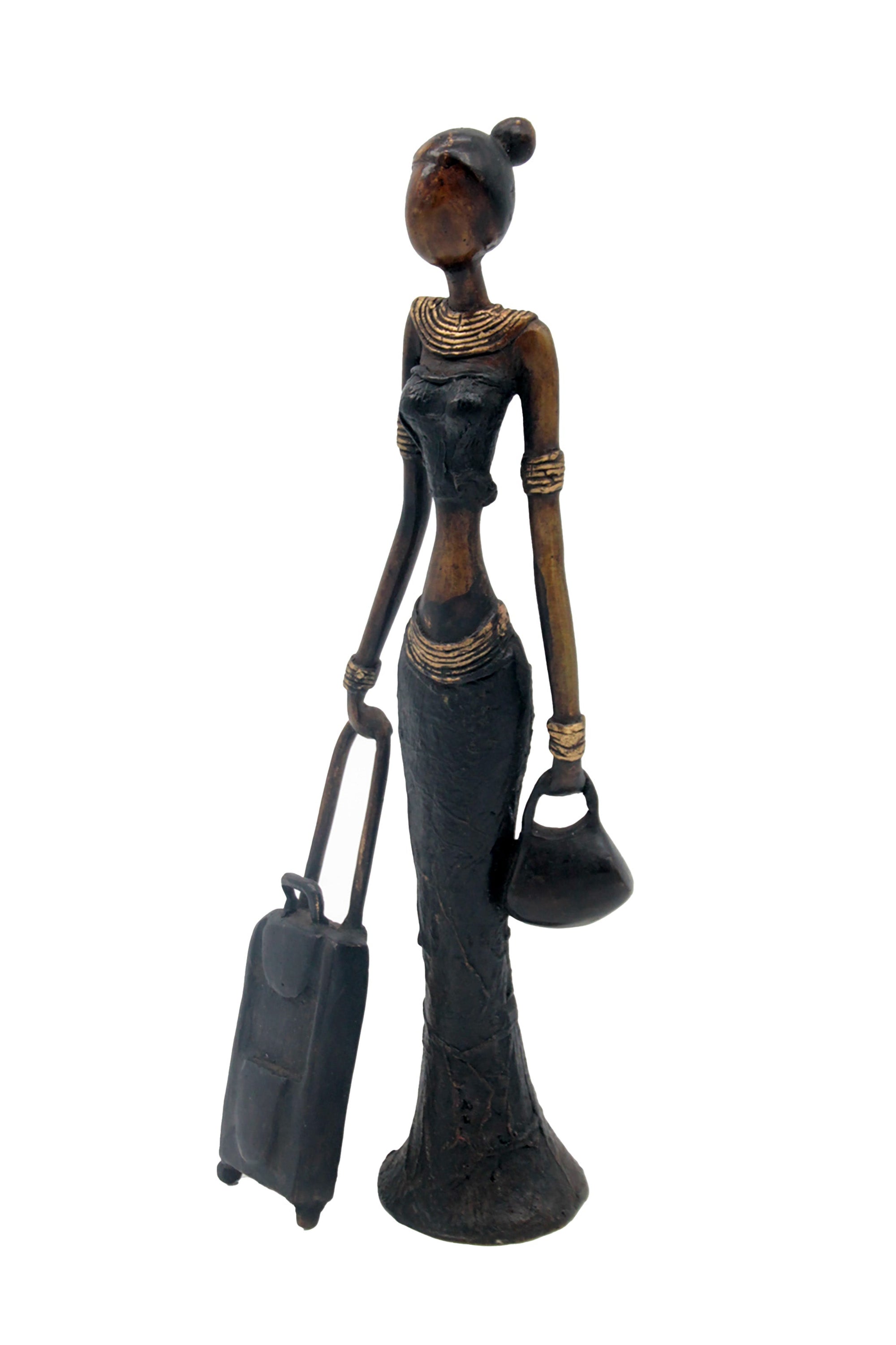 Bronze Mohamadi Dermé 30 cm noir n°1 Bronzes d'Afrique