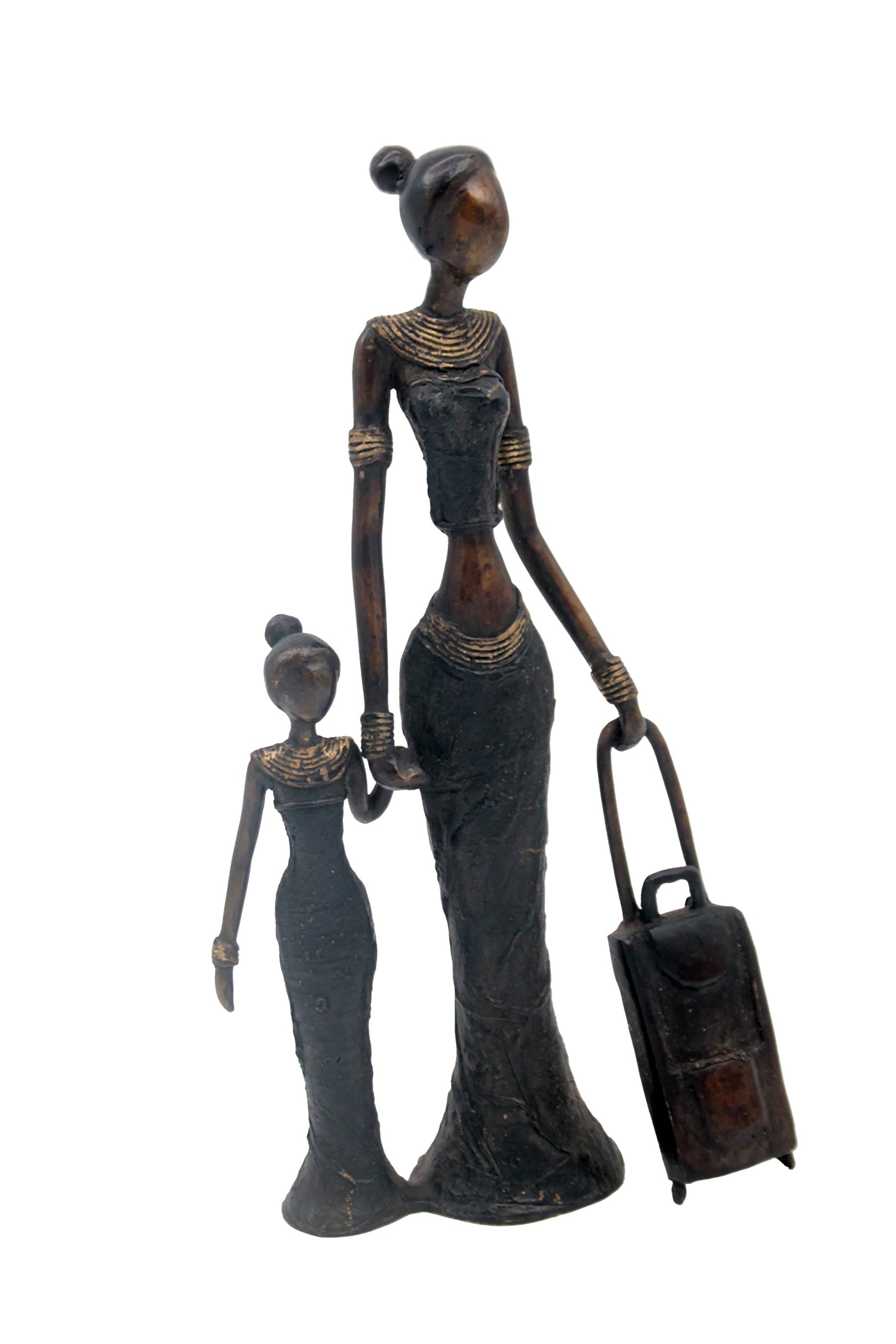 Bronze Mohamadi Dermé 30 cm noir n°4 Bronzes d'Afrique