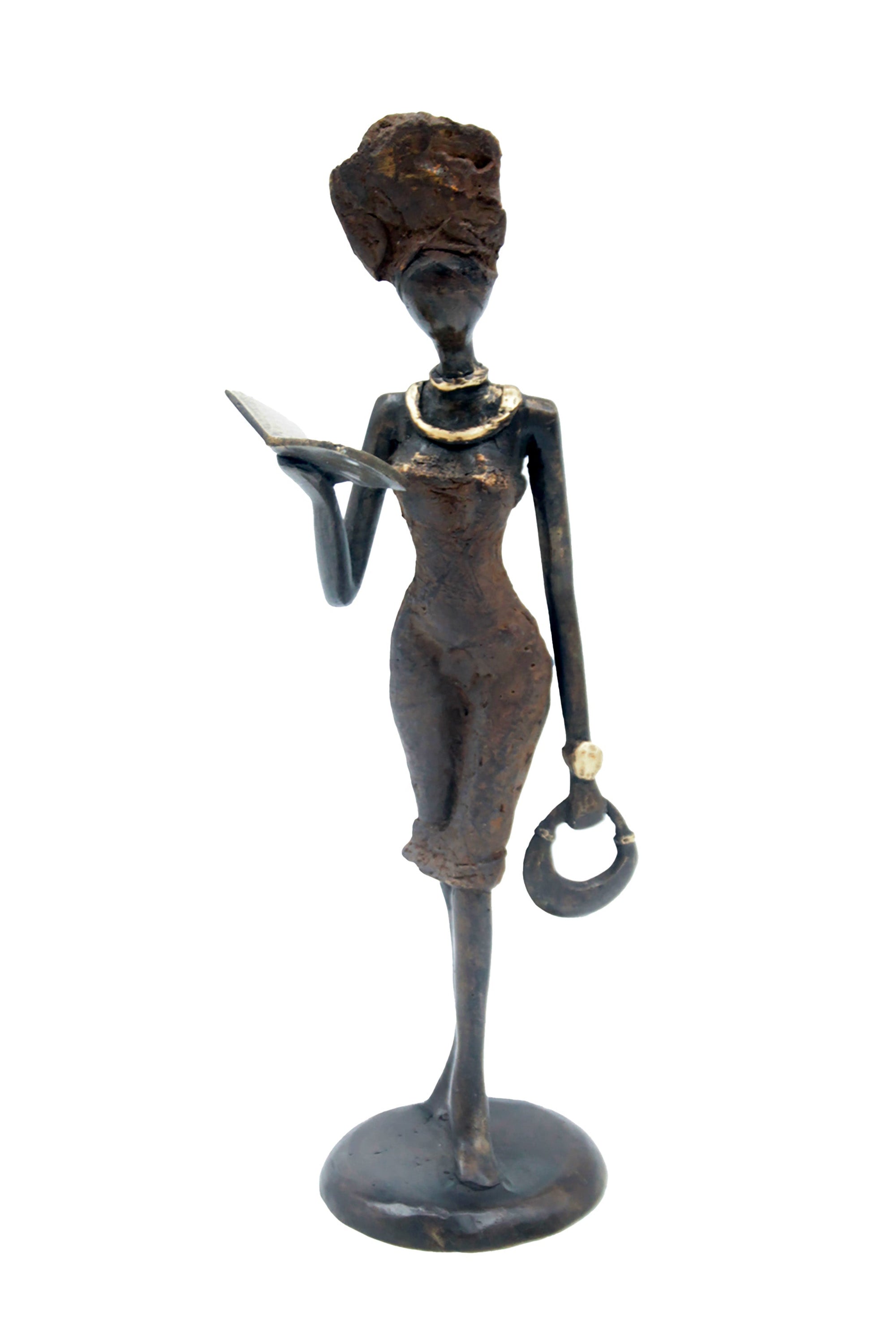 Bronze 30 cm marron n°1 Bronzes d'Afrique