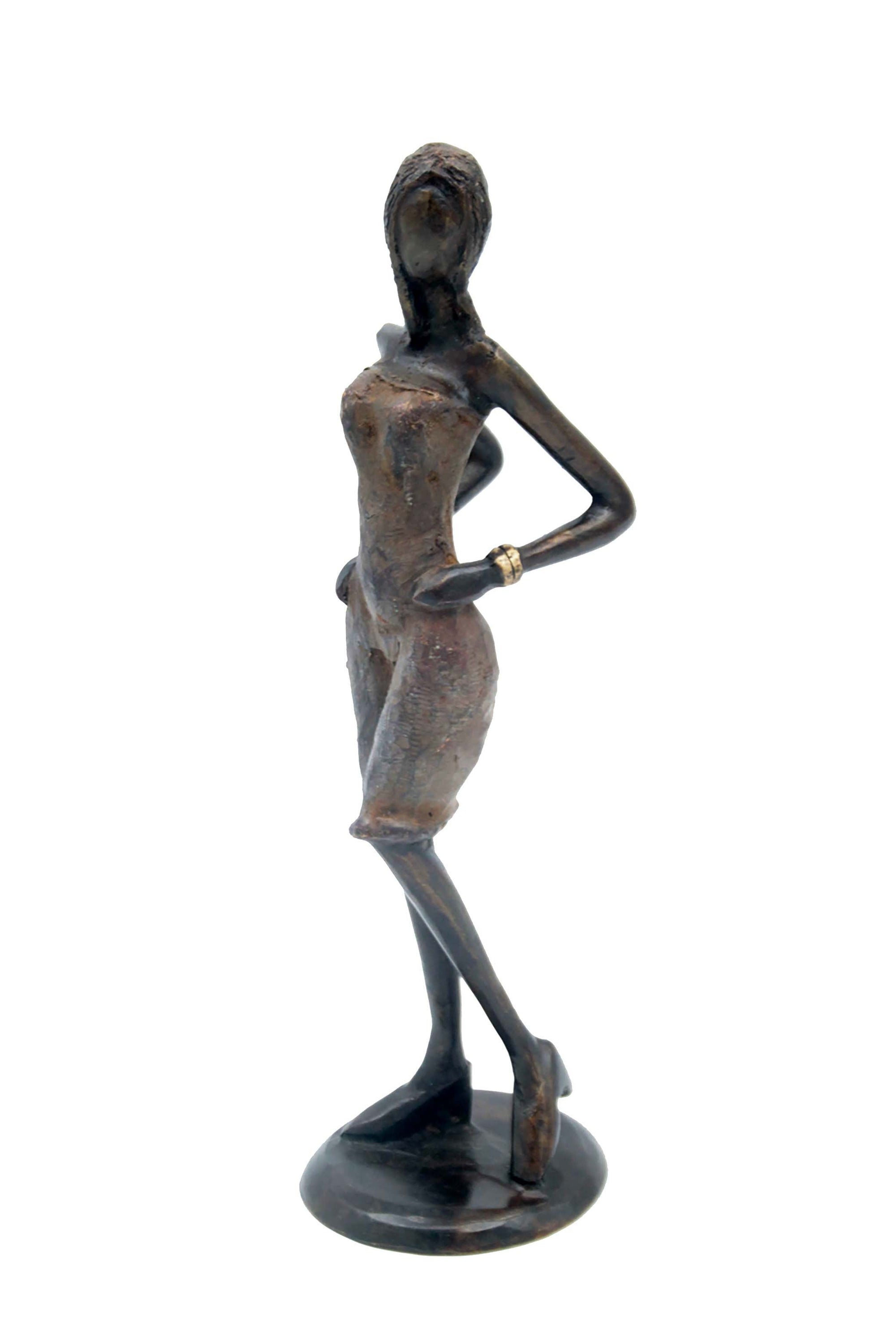 Bronze 30 cm marron n°2 Bronzes d'Afrique
