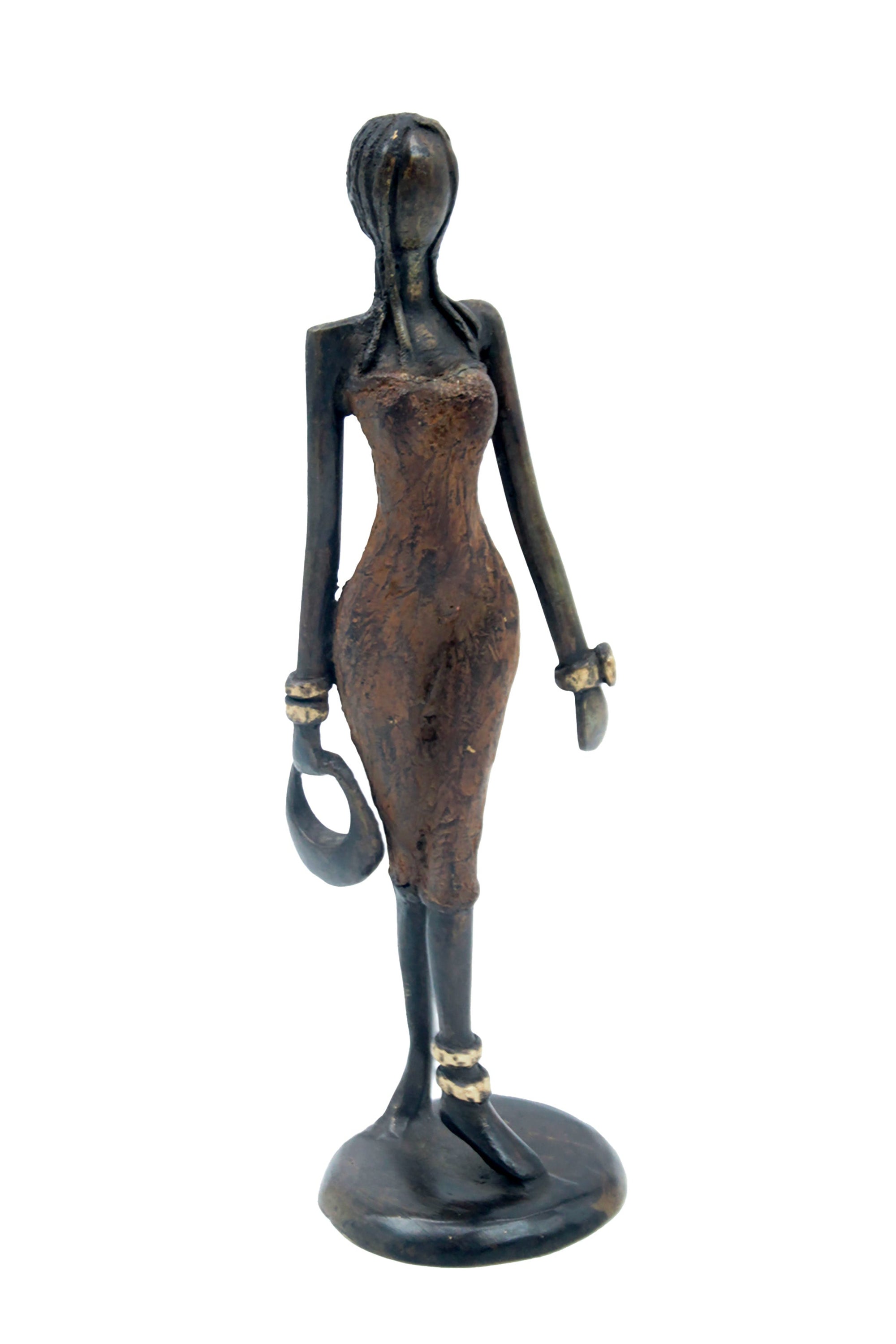 Bronze 30 cm marron n°4 Bronzes d'Afrique