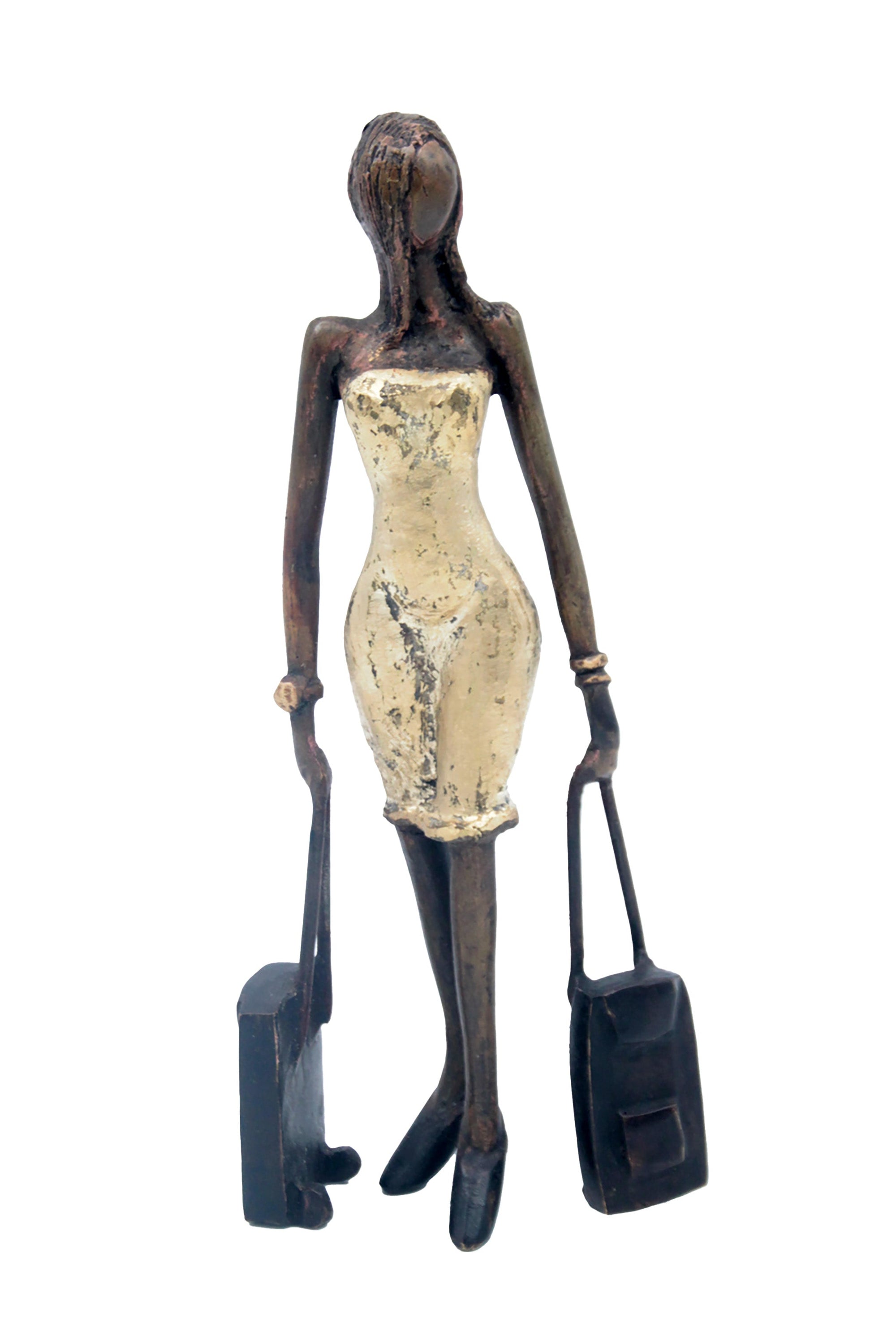 Bronze 30 cm doré n°4 Bronzes d'Afrique