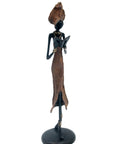 Bronze 35 cm marron n°13 Bronzes d'Afrique