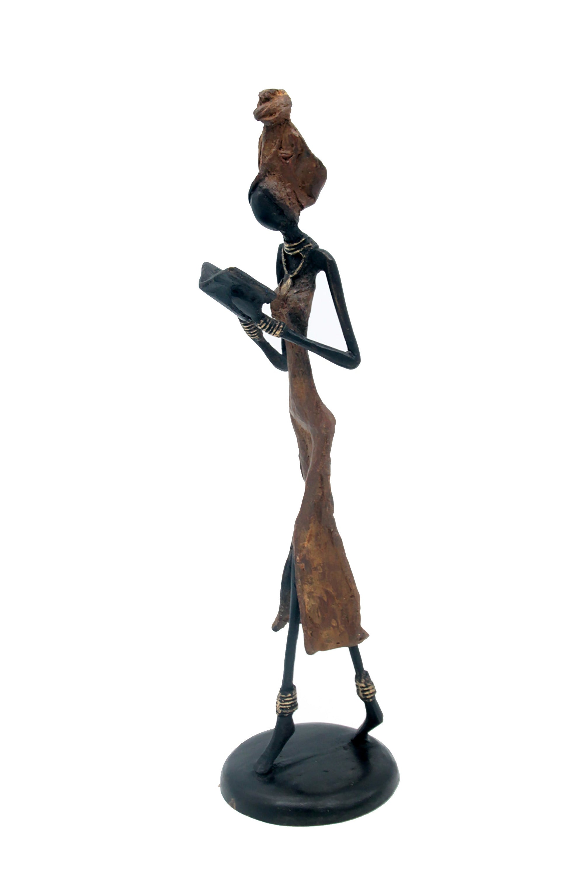 Bronze 35 cm marron n°13 Bronzes d'Afrique