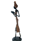 Bronze 35 cm marron n°13 Bronzes d'Afrique